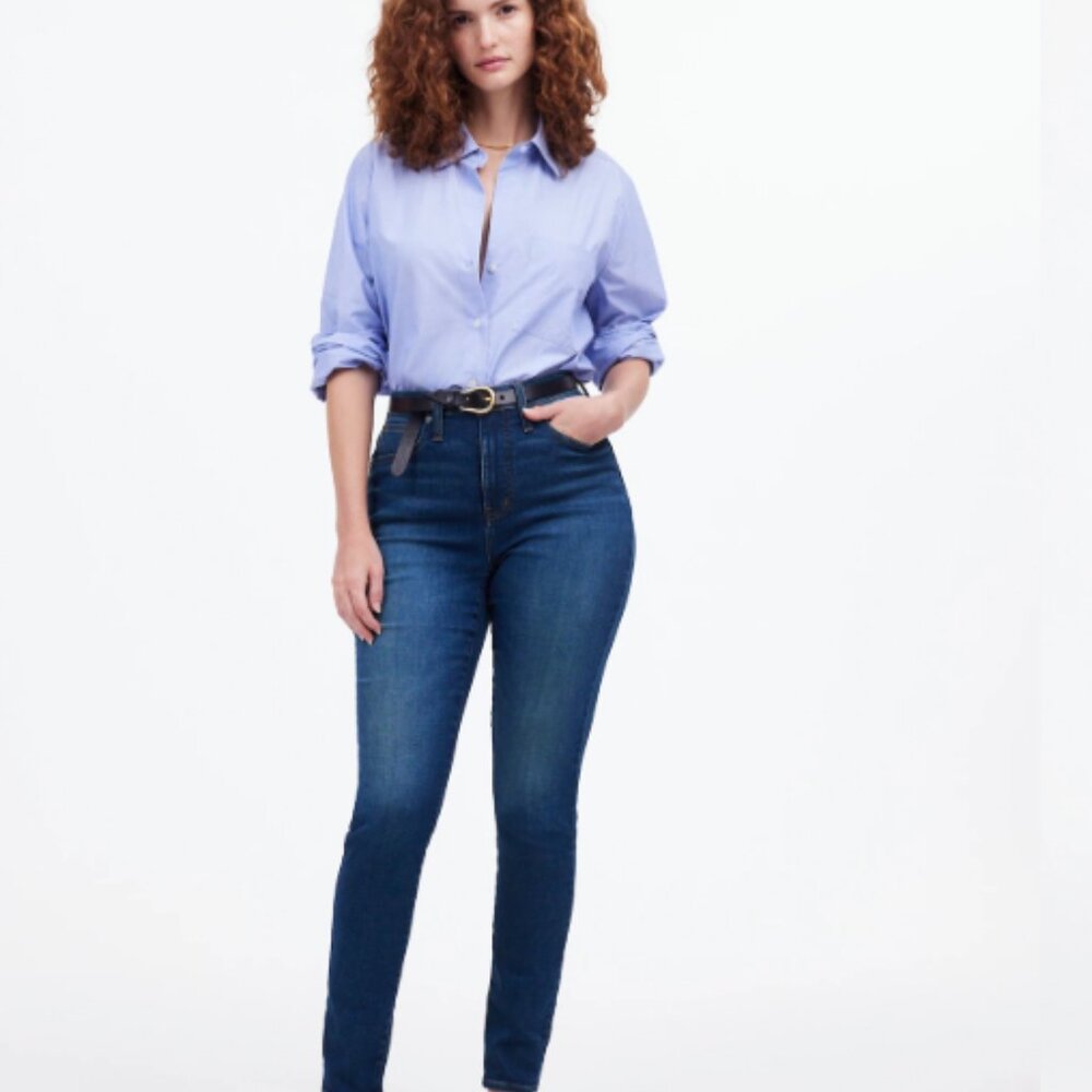 Madewell Curvy High-Rise Skinny Jeans in Alabara Wash